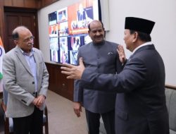 Prabowo Subianto Perkuat Diplomasi di Parlemen India