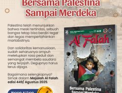 Bonus Poster: Bersama Palestina Sampai Merdeka, Majalah Al Falah Edisi 449 Hadir dengan Semangat Kemanusiaan
