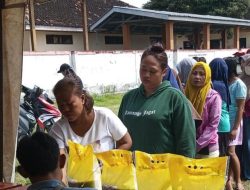 Kodim 0825 Banyuwangi Gelar Pasar Murah Jelang Penutupan TMMD 125