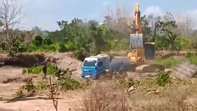 LPK Jatim Laporkan Dugaan Tambang Pasir Ilegal di Banyuputih ke Polres Situbondo