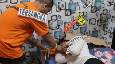 Satreskrim Polres Buleleng Gelar Rekonstruksi Kasus Perampokan Disertai Pembunuhan Lansia