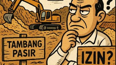 Aktivitas Tambang Galian C di Dusun Pancoran, Desa Karangbendo dipertanyakan