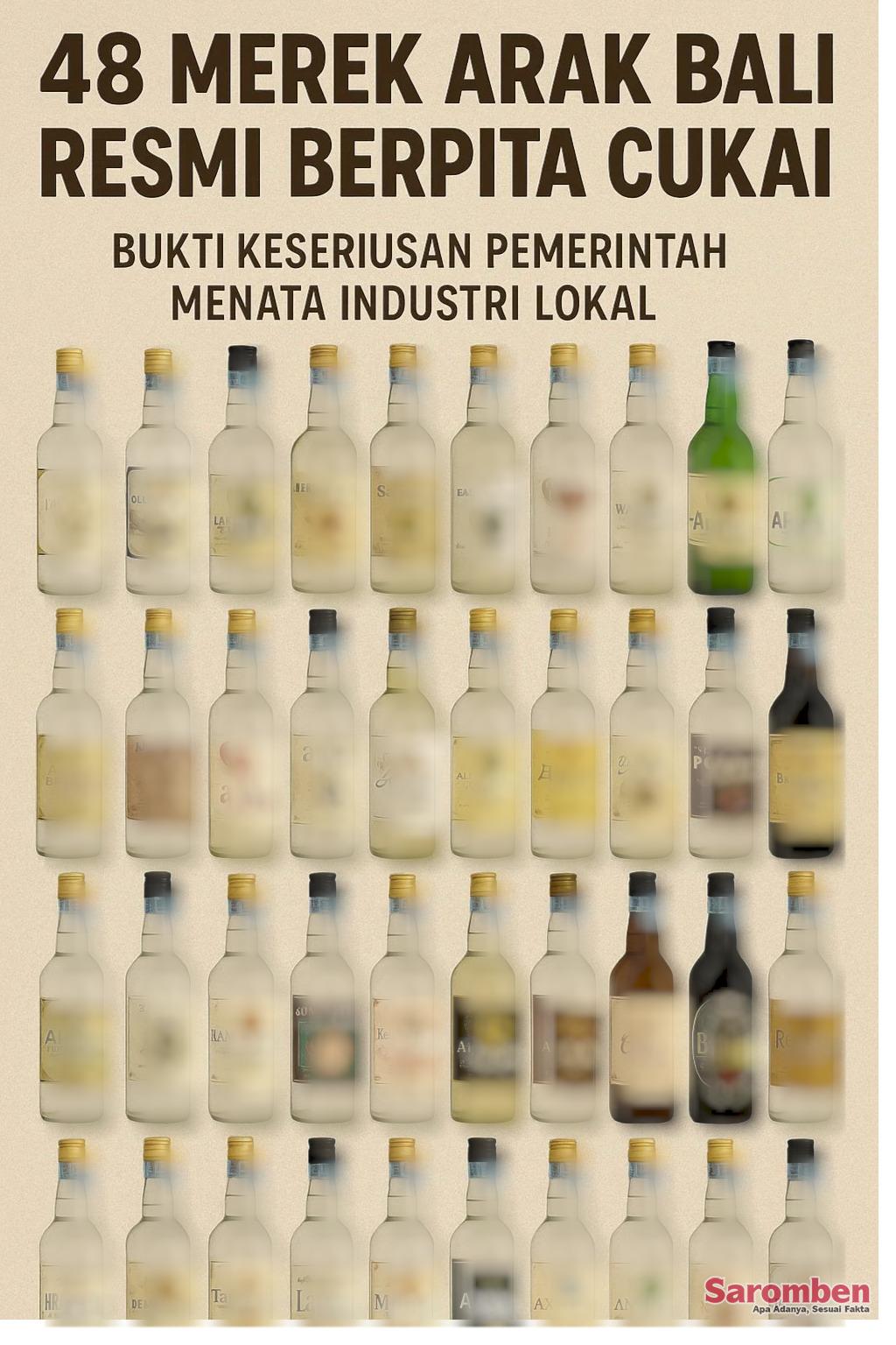 48 Arak Legal Berpita Bea Cukai