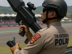 Tim Antidrone Polri Halau Drone Liar di MotoGP Mandalika, Keamanan Terjaga