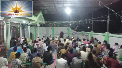 Peringatan Maulid Nabi Muhammad SAW di Dusun Tanjung Sari Timur, Warga Antusias Hadiri Ceramah Ki Ramuk Segoro