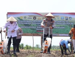 Implementasi Asta Cita Presiden, Polresta Banyuwangi Tanam Jagung Serentak Kuartal IV 2025