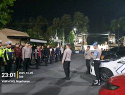 Kompi Siaga A Polres Lumajang Intensifkan Patroli Malam Antisipasi 4C dan Balap Liar di Titik Rawan