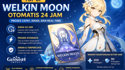 Top up Welkin Moon otomatis 24 jam