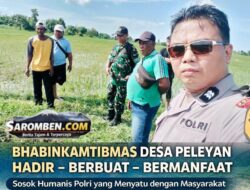 Bhabinkamtibmas Desa Peleyan Teguhkan Peran Humanis Polri: HADIR – BERBUAT – BERMANFAAT di Tengah Denyut Masyarakat