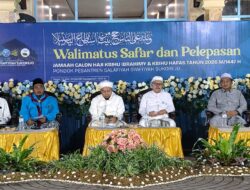 Pelepasan Jamaah Haji Sukorejo Berlangsung Khidmat, Delapan Bus Diberangkatkan Aman dan Kondusif