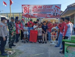 Semarak HUT ke-81 RI di Tanjung Kamal, Jalan Sehat Susuri Tiga Dusun dengan Doorprize Sepeda Listrik