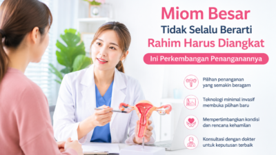Miom Besar Tidak Selalu Berarti Rahim Harus Diangkat, Ini Perkembangan Penanganannya